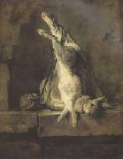 Dead Rabbit with Hunting Gear (mk05) Jean Baptiste Simeon Chardin
